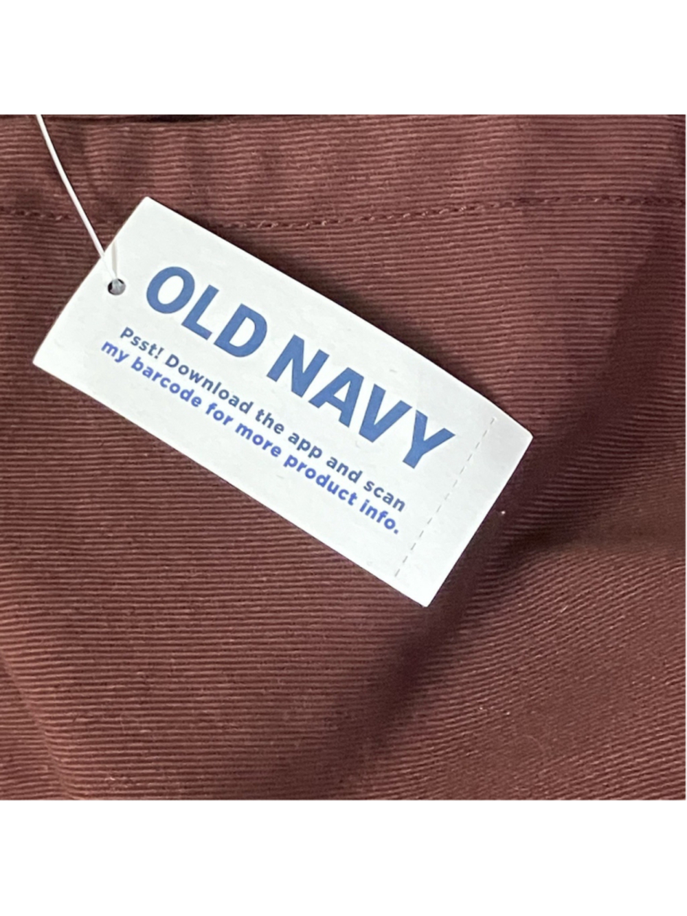 NWT Casual Fall Comfort Old Navy High-Rise Barrel Pull-on Pants XXL Burgundy - Picture 2 of 9